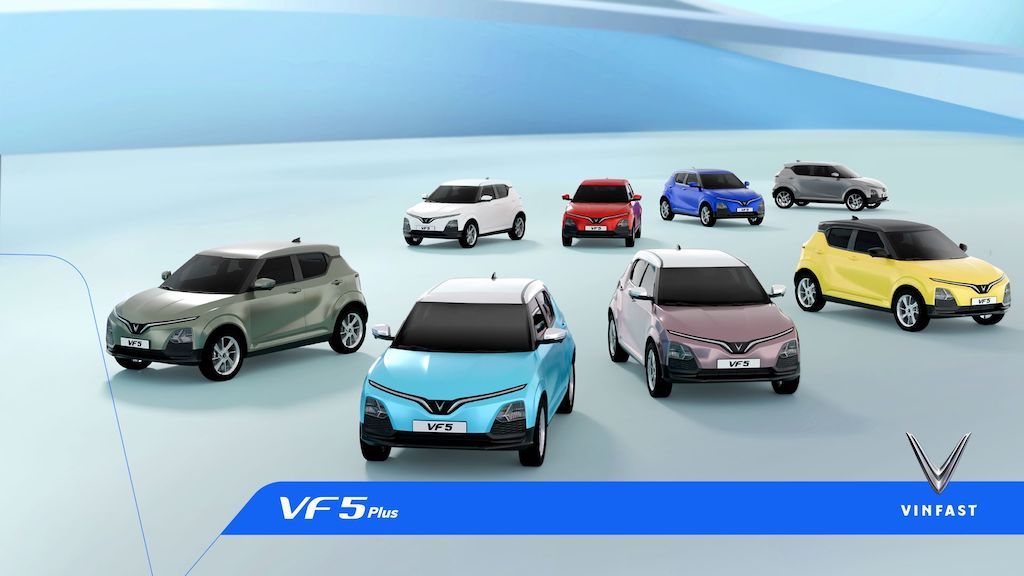 8 màu sắc của VinFast VF 5 plus